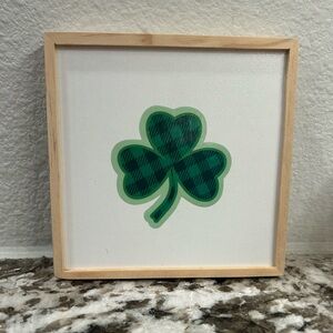 St. Patrick’s Day Home Decor Green Clover Love Art